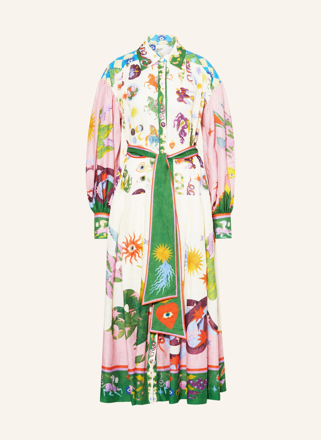 Fiorella - Long printed dress