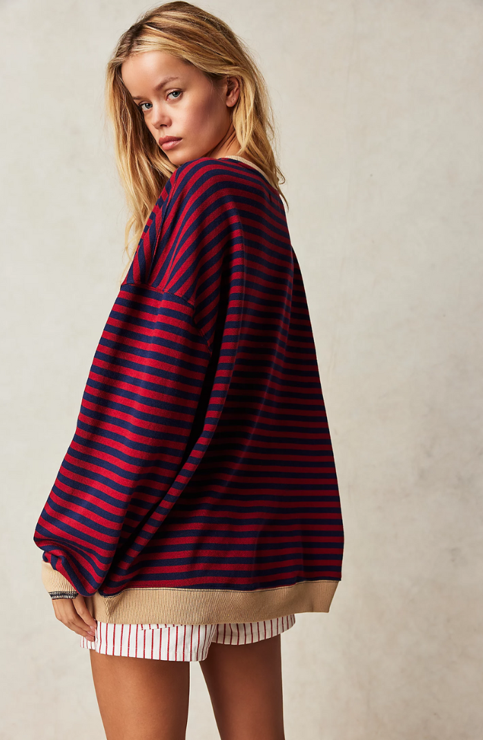 Jersey oversize de rayas