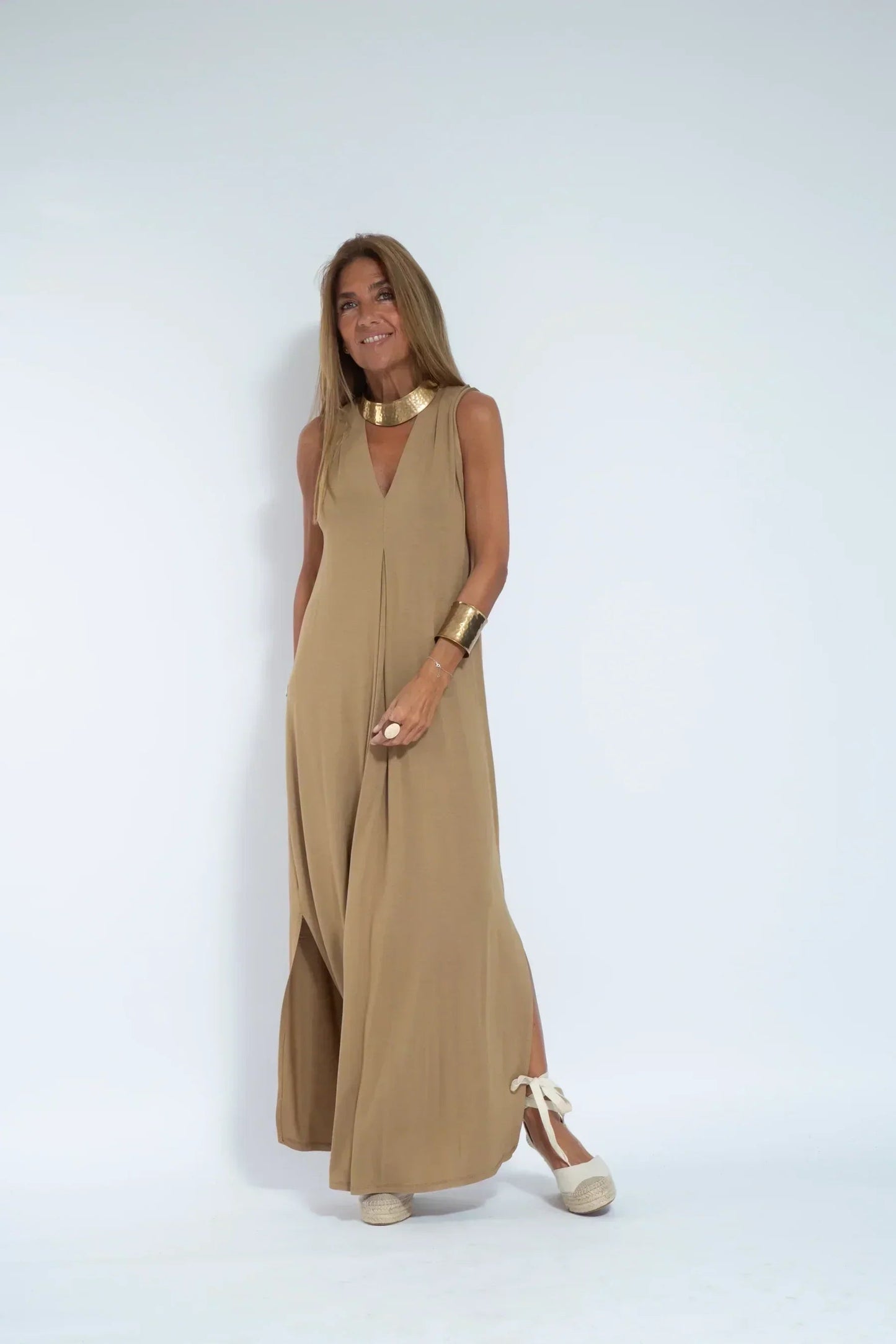 Aroa - Conjunto de vestido y chaleco