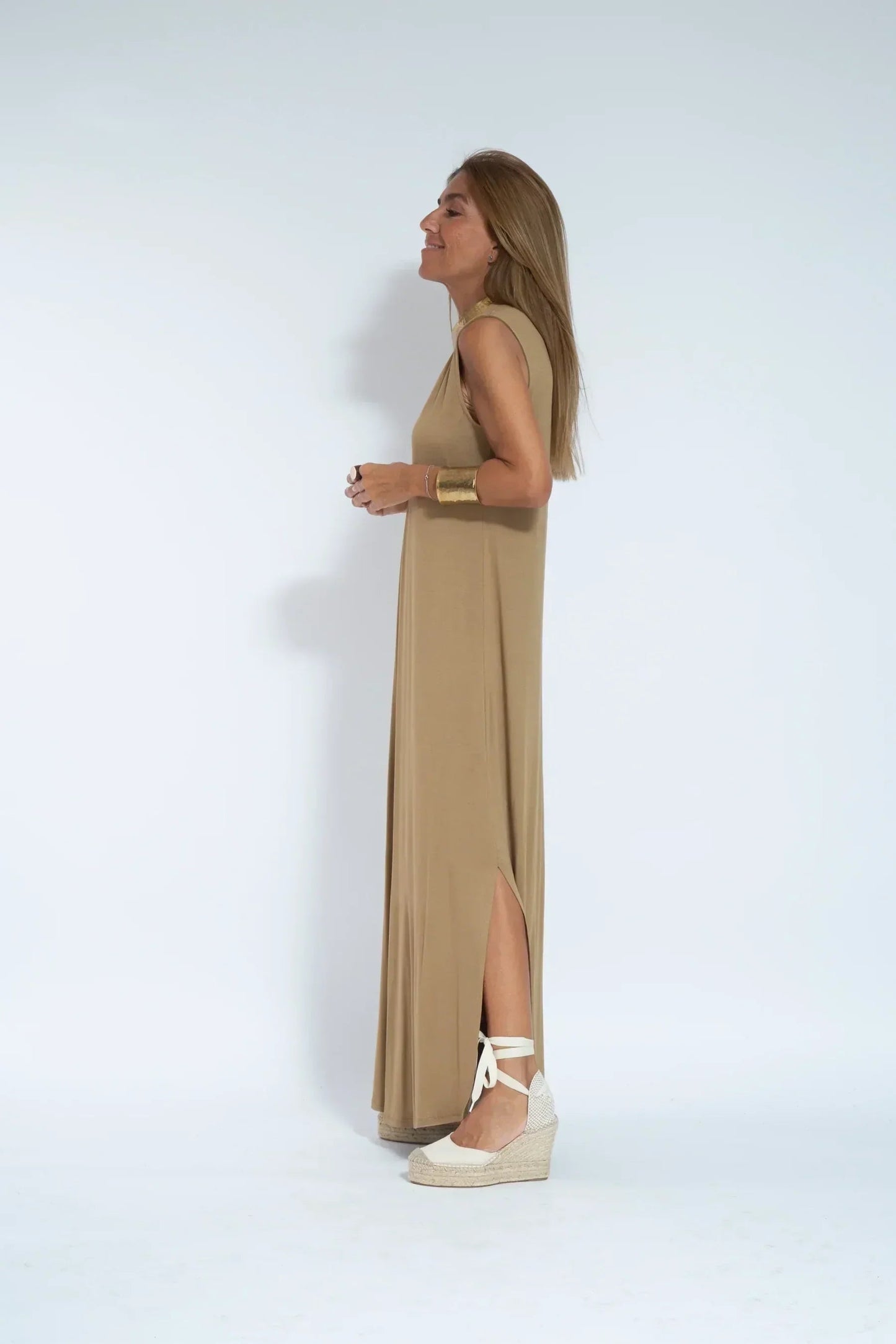 Aroa - Conjunto de vestido y chaleco