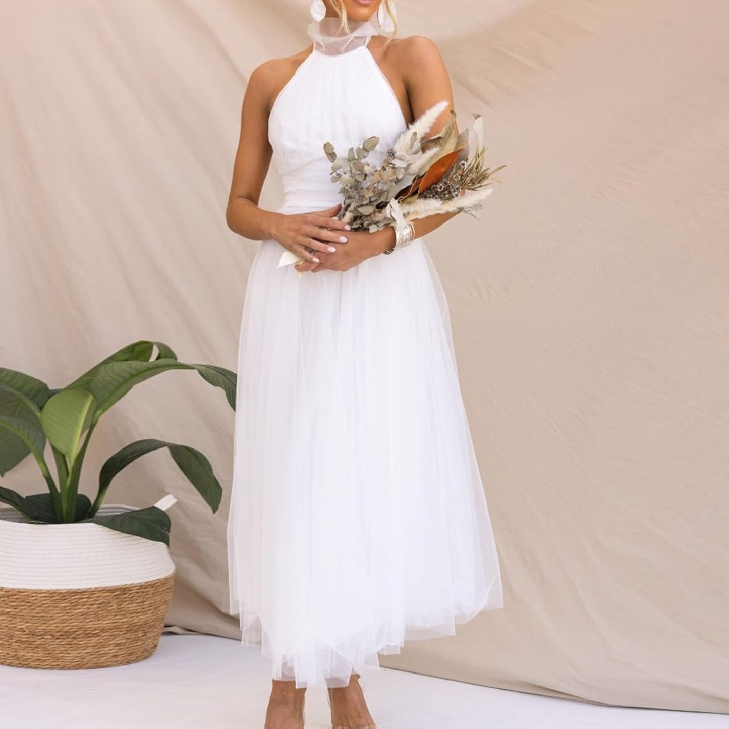 Dolce - Vestido con falda de tull
