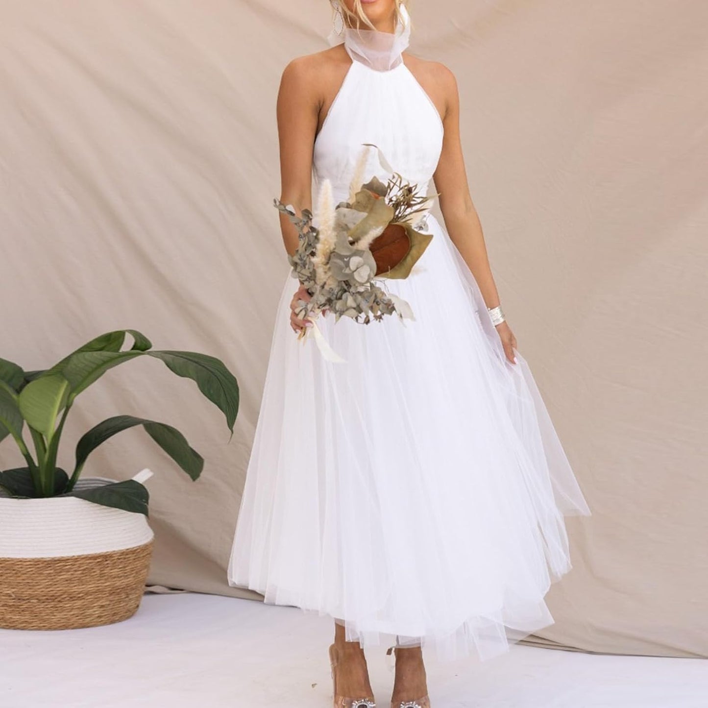 Dolce - Vestido con falda de tull