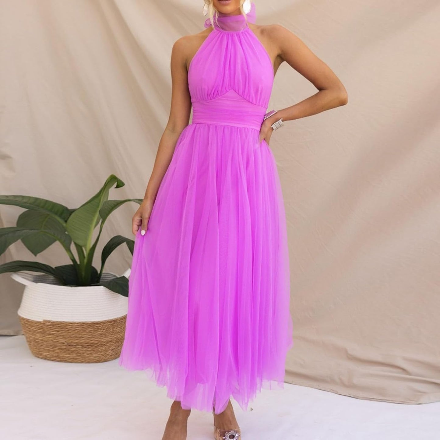 Dolce - Vestido con falda de tull