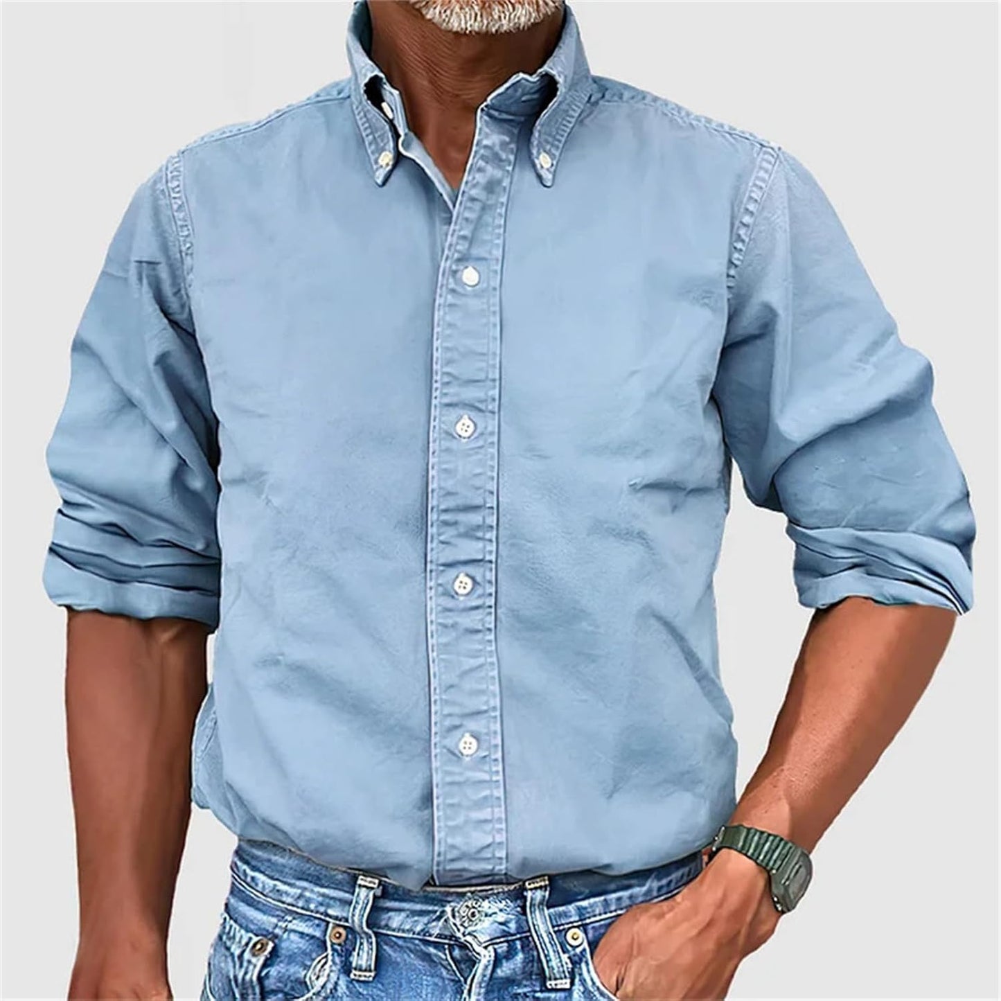 Camisa de manga larga vintage