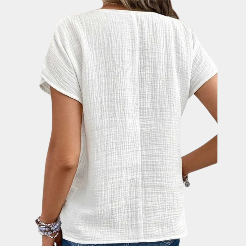 Blusa de manga corta