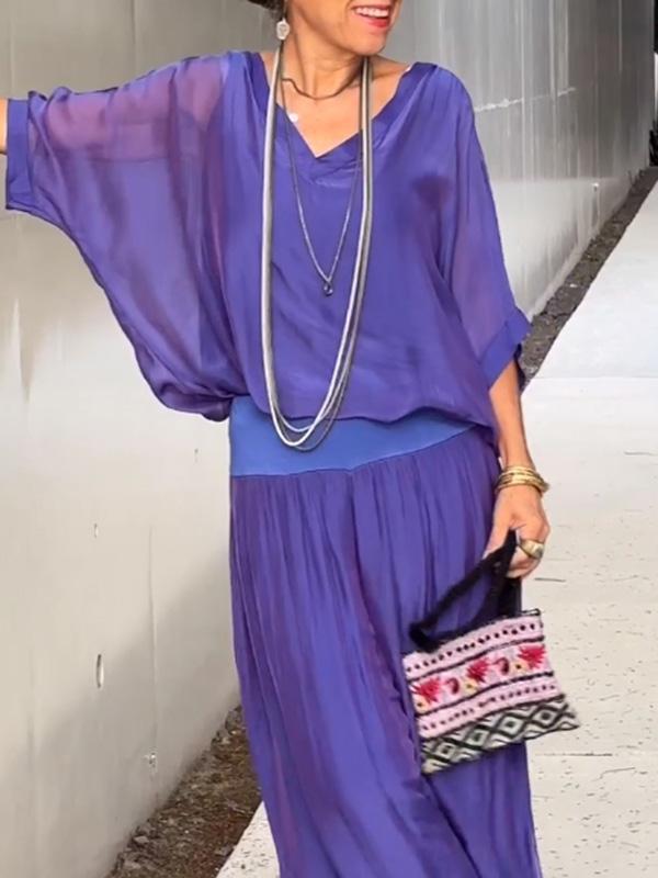 Conjunto Femenino de Chiffon 2 Piezas