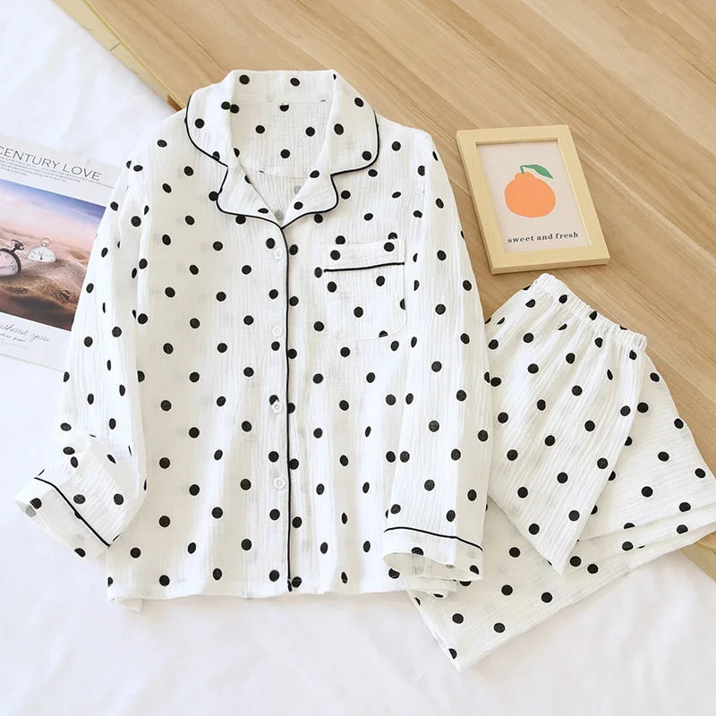 Crepe Cotton Pajama Set