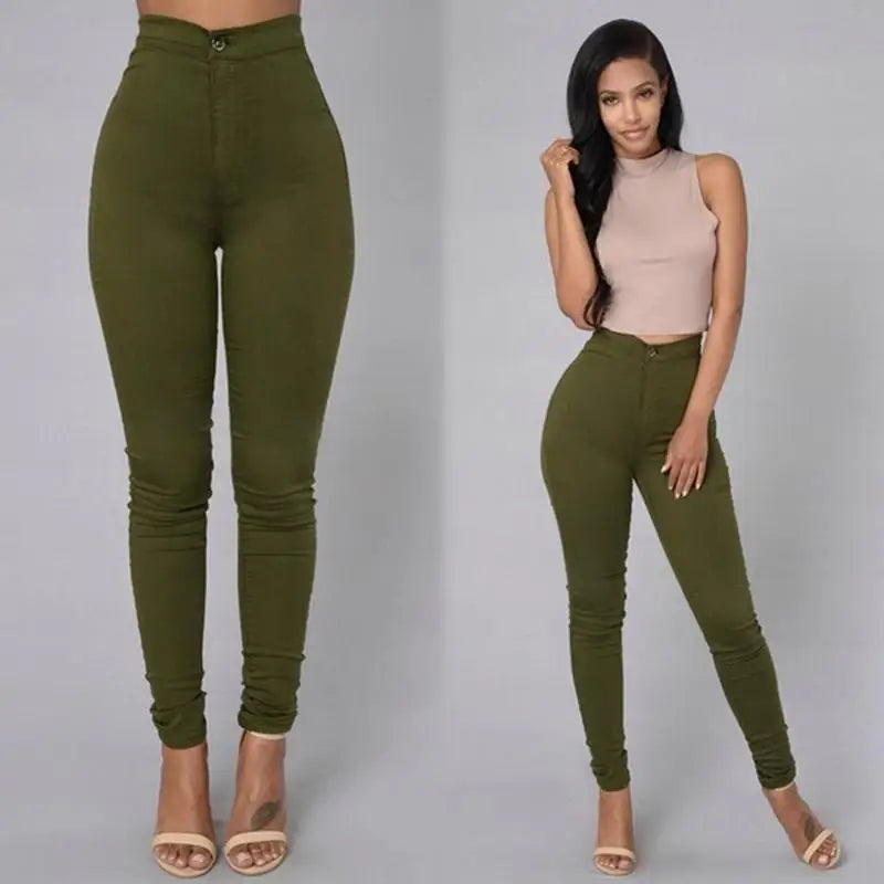 Pantalón Cintura Media Entallado para Mujer