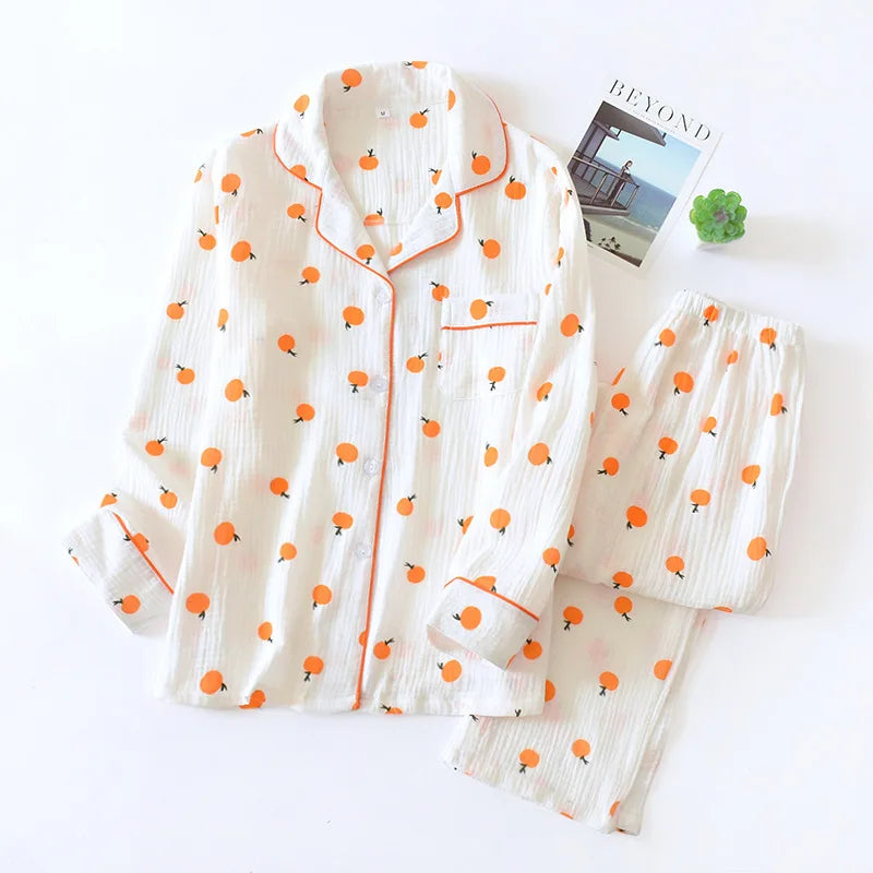 Crepe Cotton Pajama Set