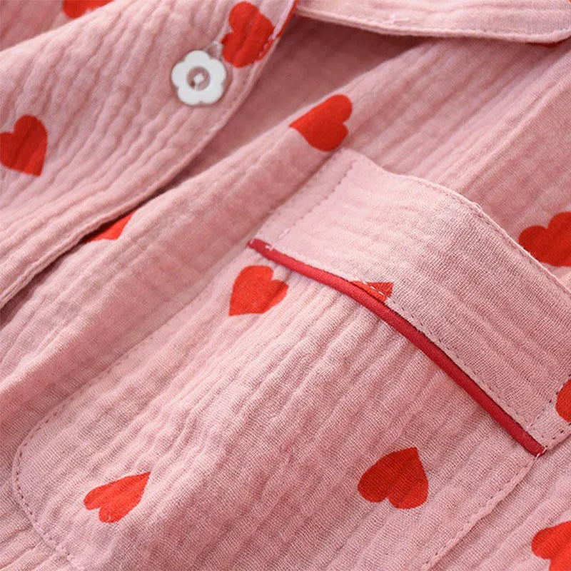 Crepe Cotton Pajama Set
