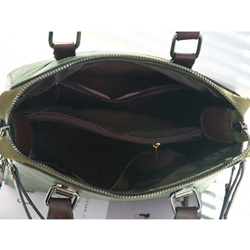 Bolsos Vintage de PU estilo Boston