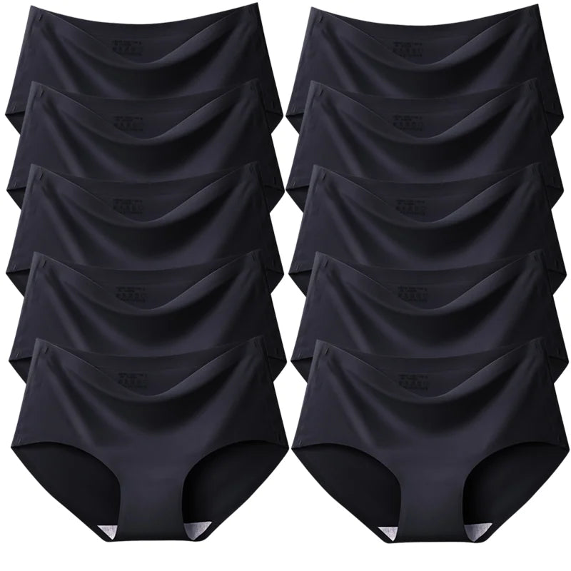 Ropa Interior Cómoda sin Costuras (10 Piezas) M-4XL