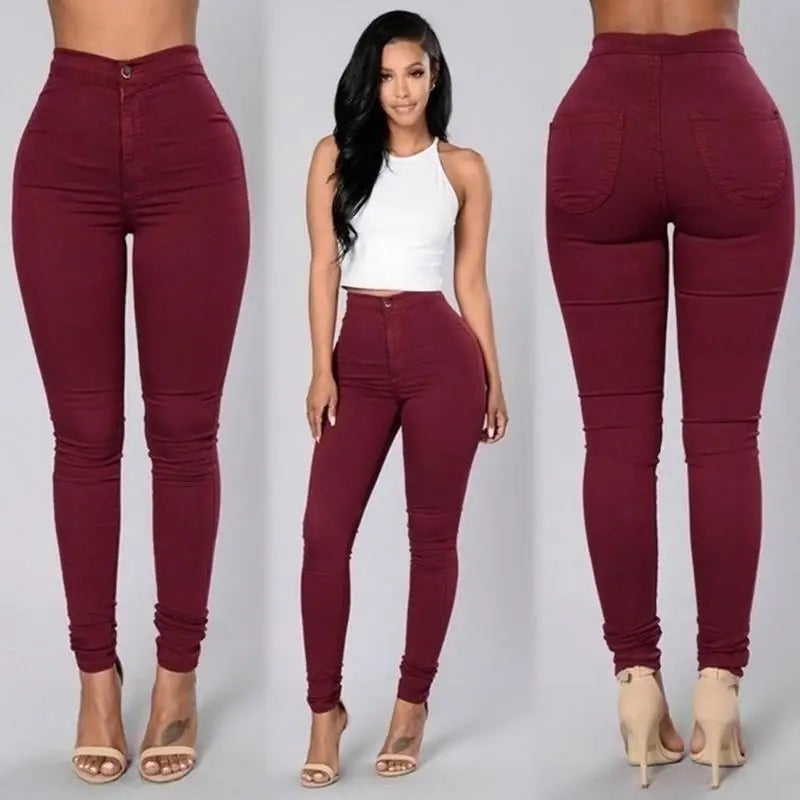 Pantalón Cintura Media Entallado para Mujer