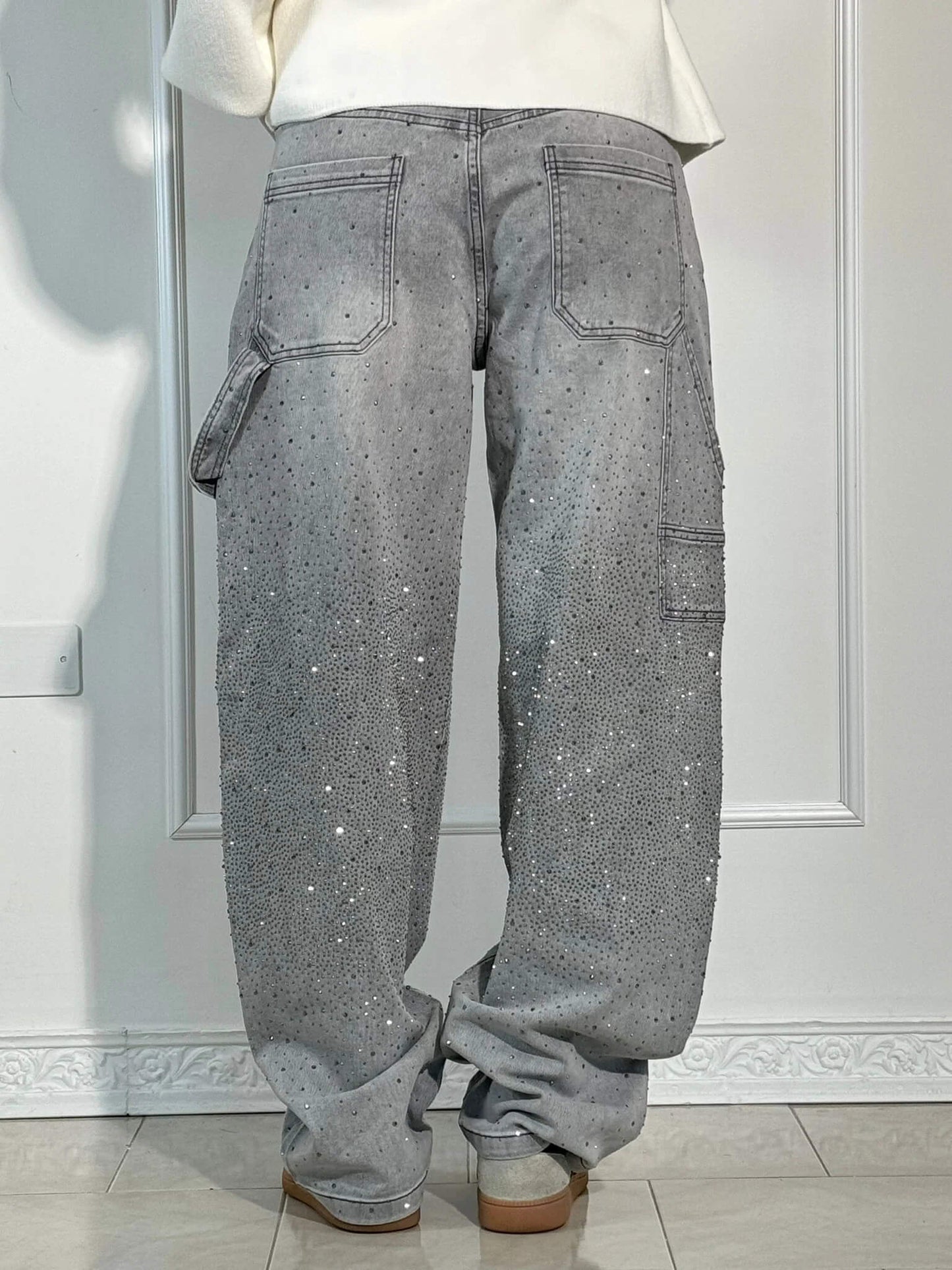 Pantalón vaquero glitter