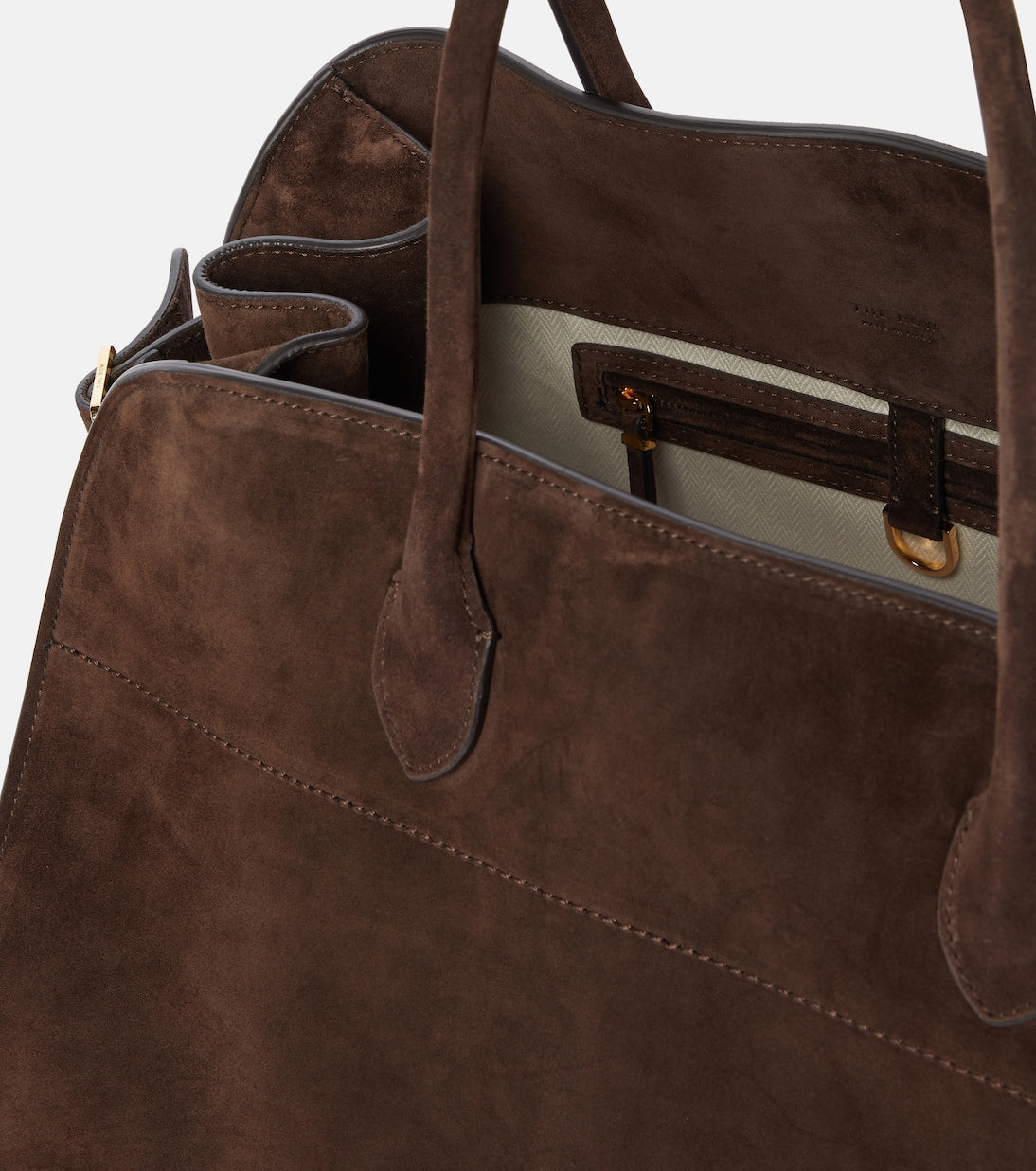Bolso de ante marrón