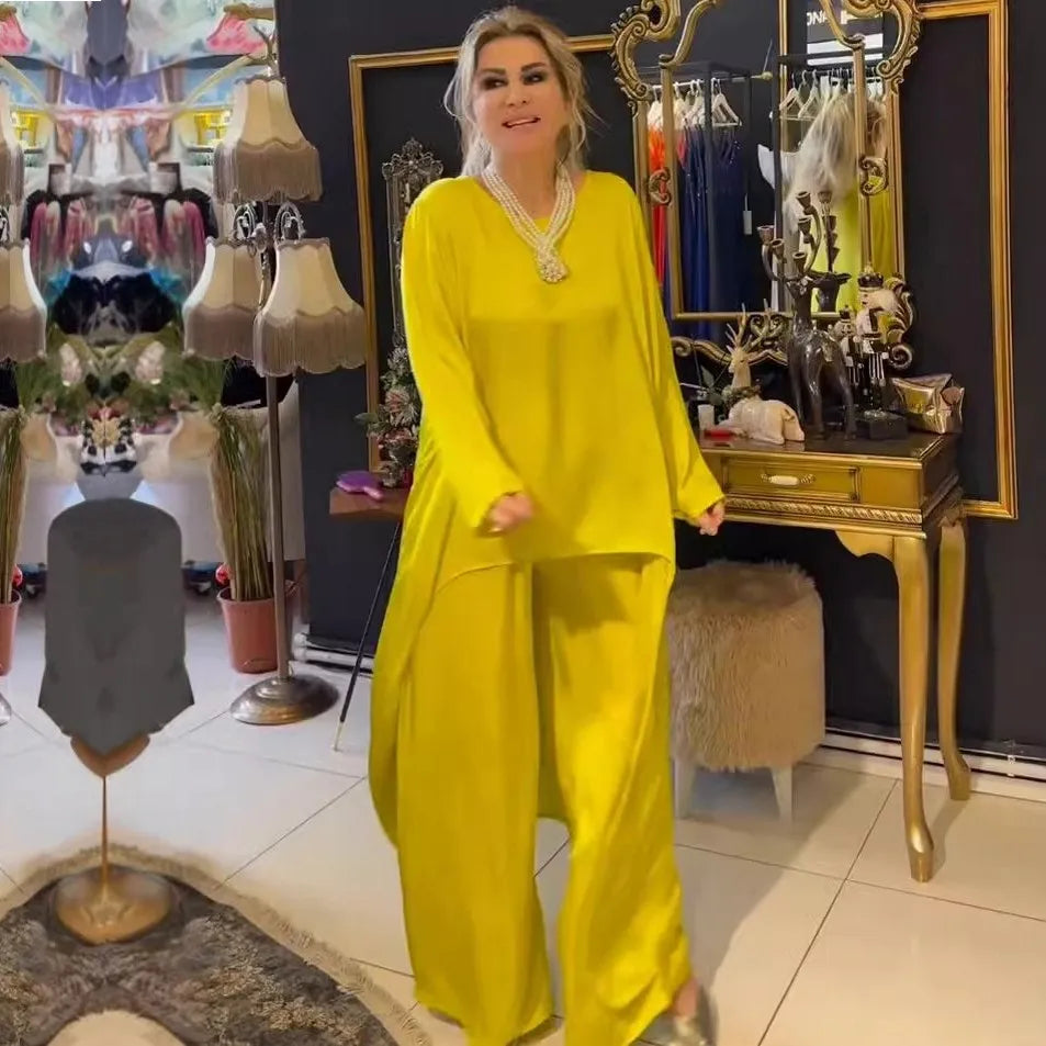 Conjunto de 2 Piezas Amarillo