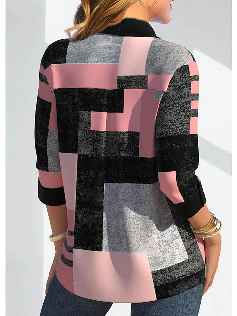Blusa Color Block Casual