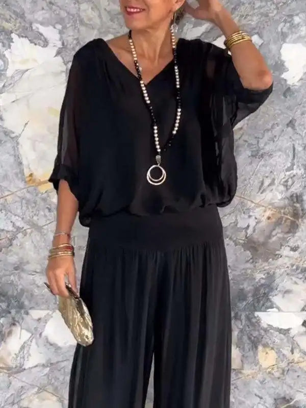 Conjunto Femenino de Chiffon 2 Piezas