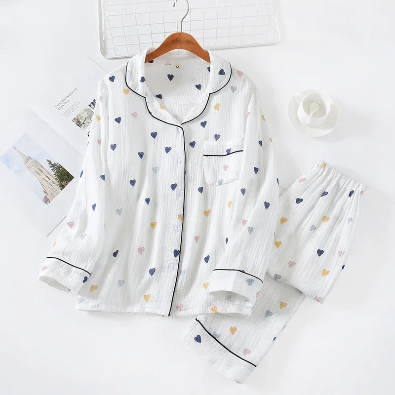 Crepe Cotton Pajama Set