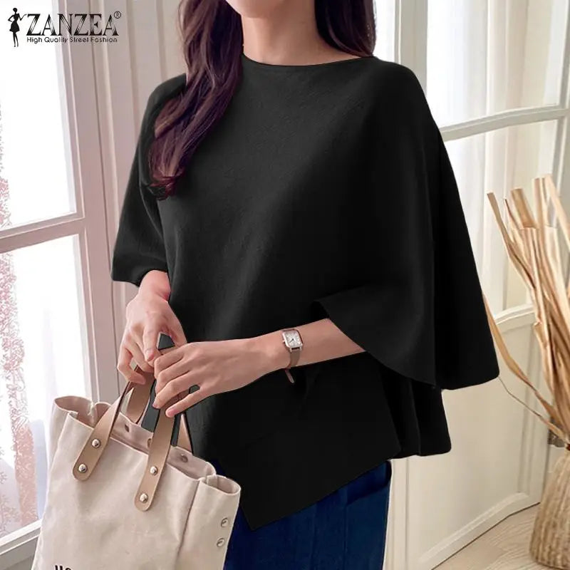 Blusa elegante con volante