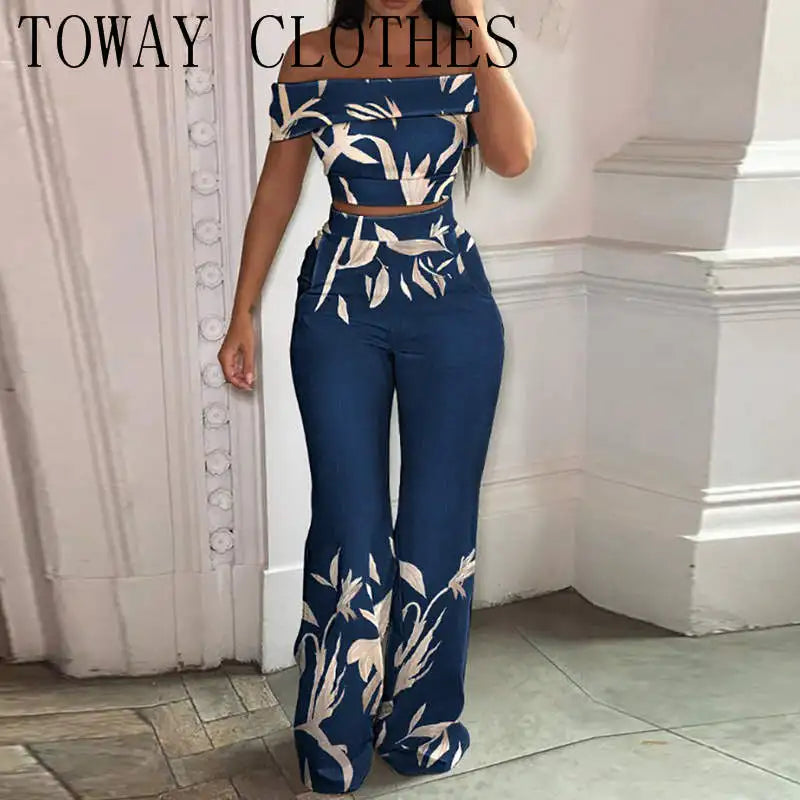 Conjunto Estampado Pierna Ancha