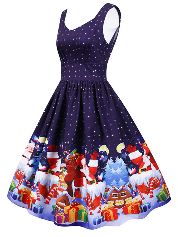 Vestido Vintage Navideño