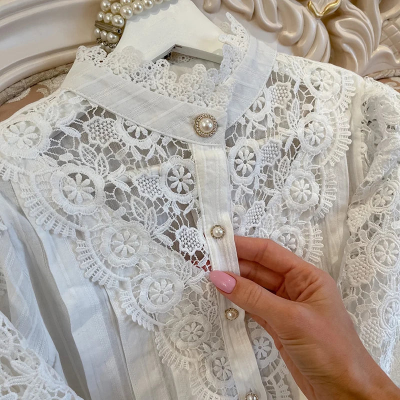 Blusa Patchwork de Encaje