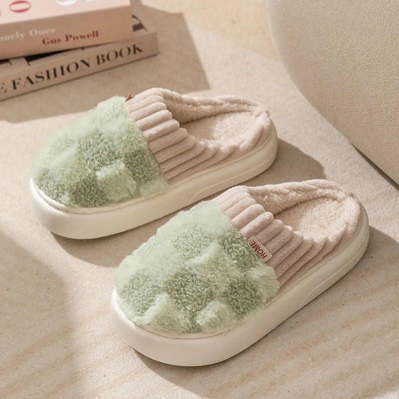 Pantuflas Invernales Cálidas Antideslizantes Para Parejas