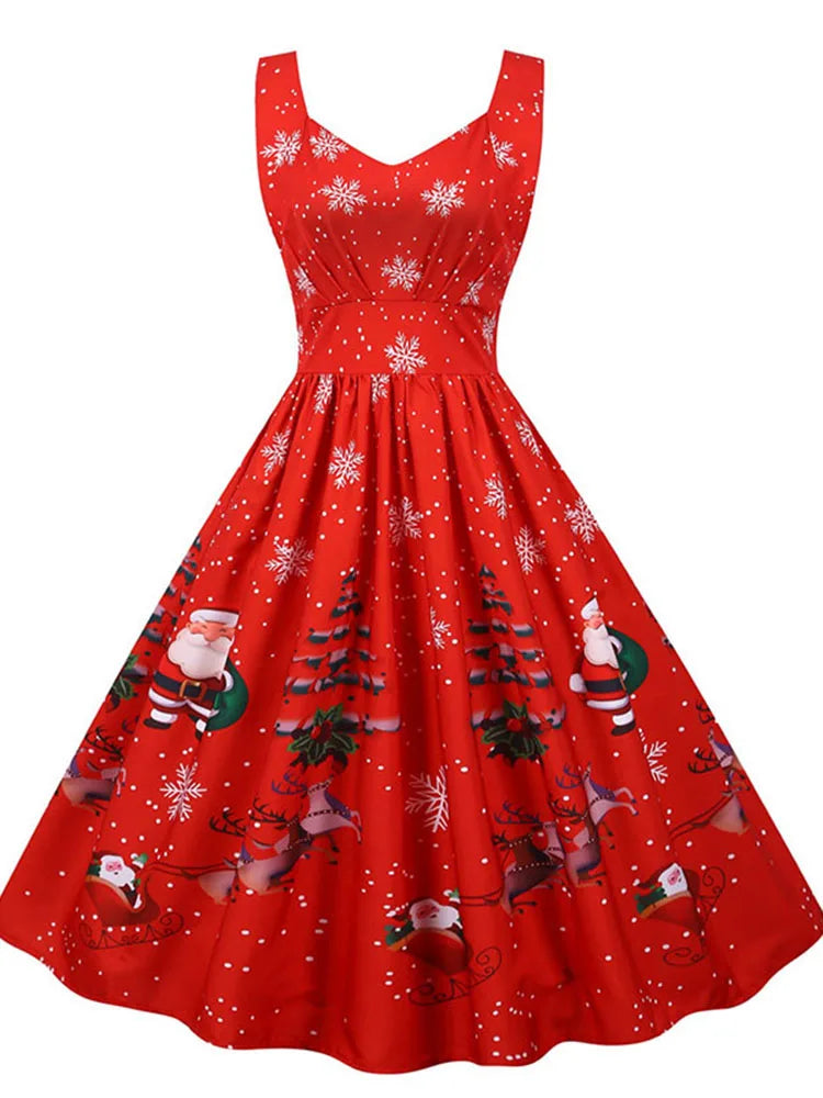 Vestido Vintage Navideño
