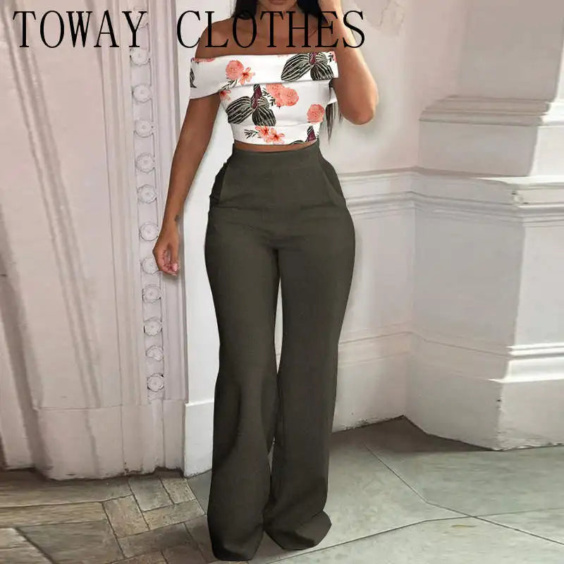 Conjunto Estampado Pierna Ancha