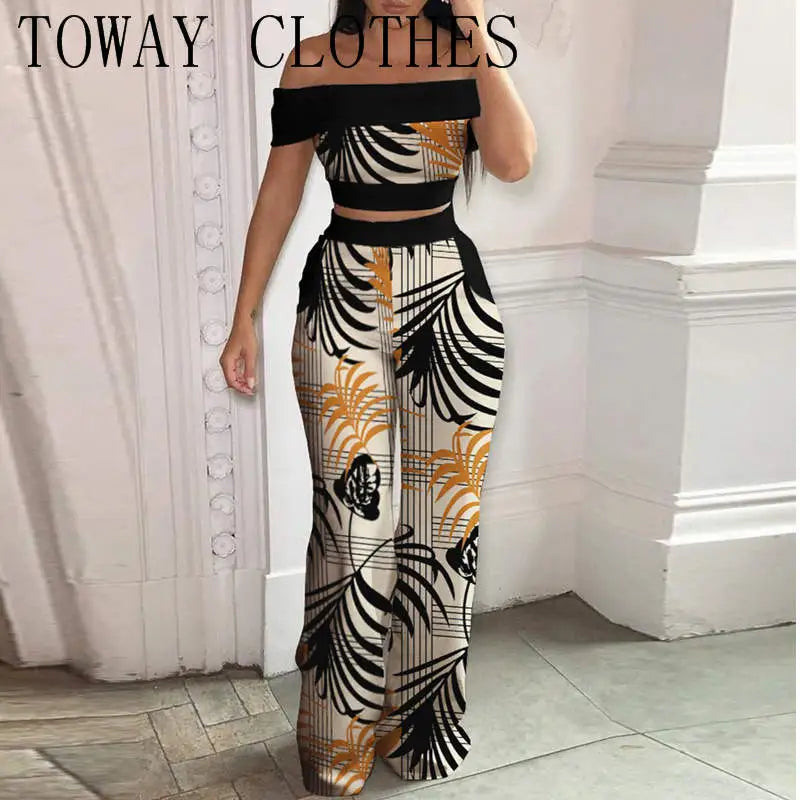 Conjunto Estampado Pierna Ancha