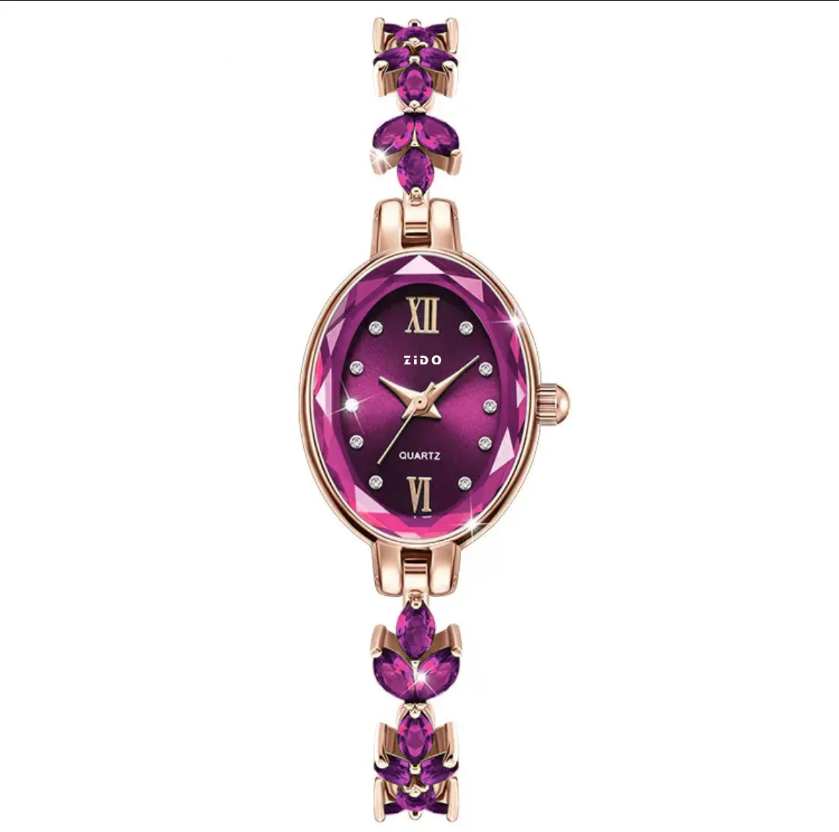 Reloj para Mujer: Lujo Casual con Diamantes y Trébol