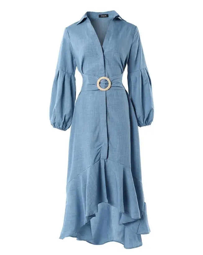 Vestido Asimétrico de Primavera