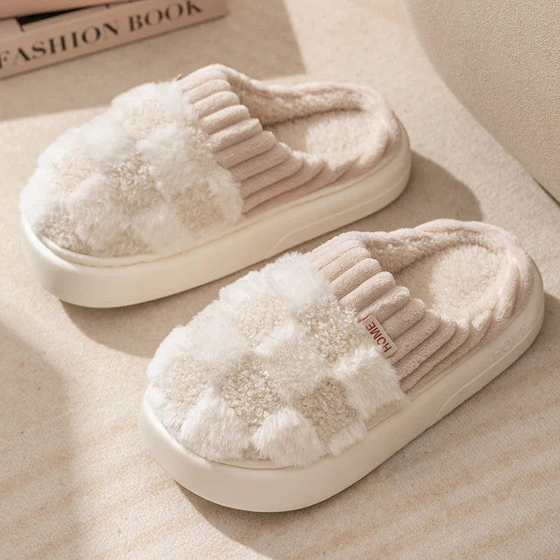 Pantuflas Invernales Cálidas Antideslizantes Para Parejas