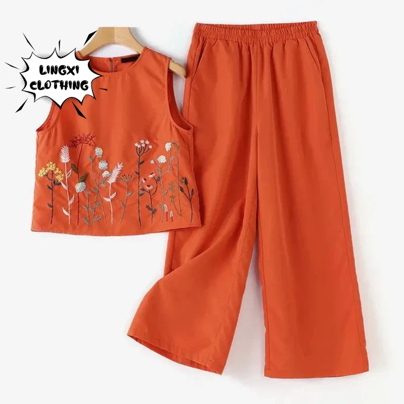 Conjunto Casual Elegante de Dos Piezas