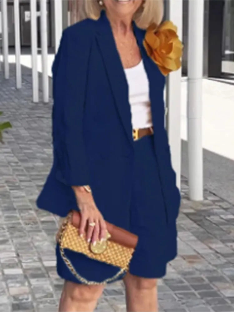 Conjunto con Cárdigan y Shorts