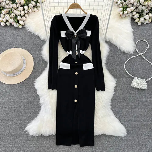 Vestido Bodycon Estilo Francés