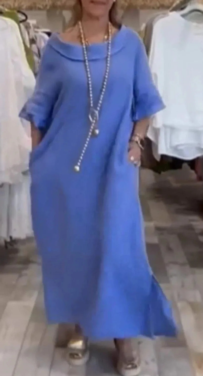 Vestido Maxi Suelto Casual y Elegante