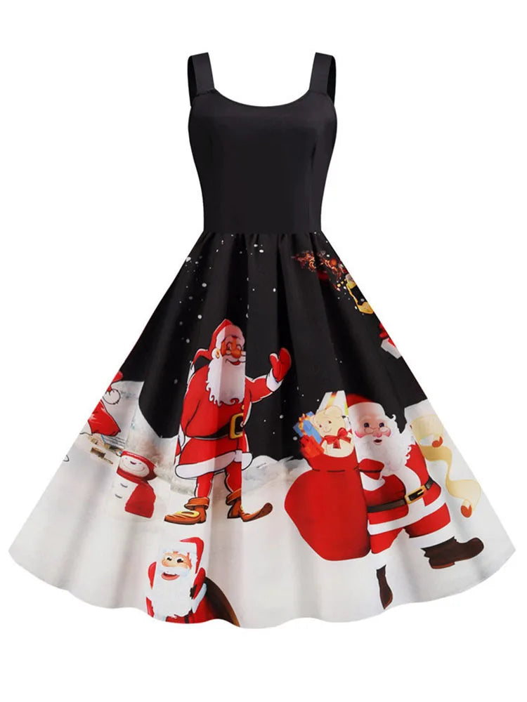 Vestido Vintage Navideño