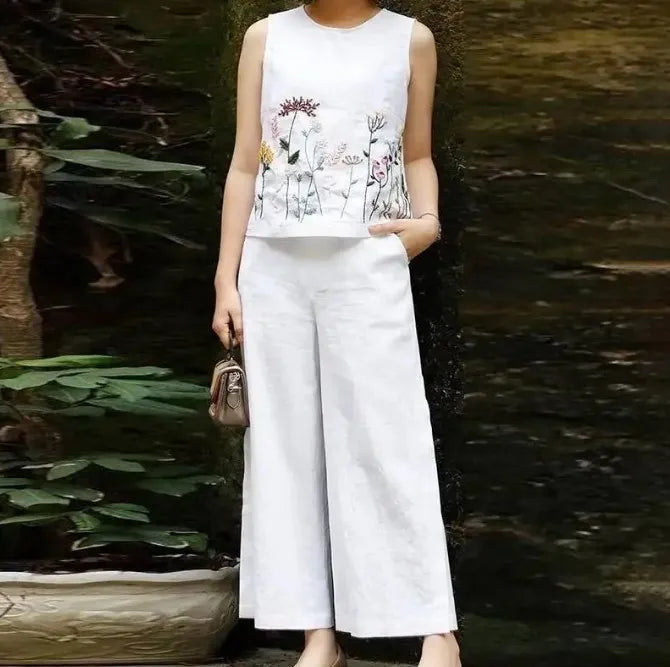 Conjunto Casual Elegante de Dos Piezas