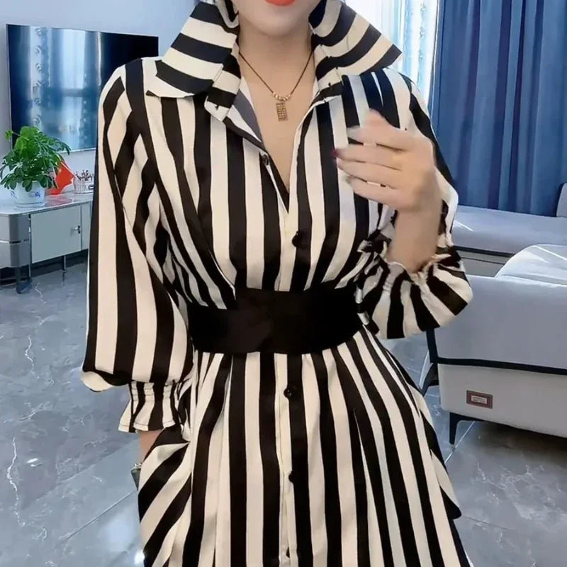 Blusa Larga de Rayas