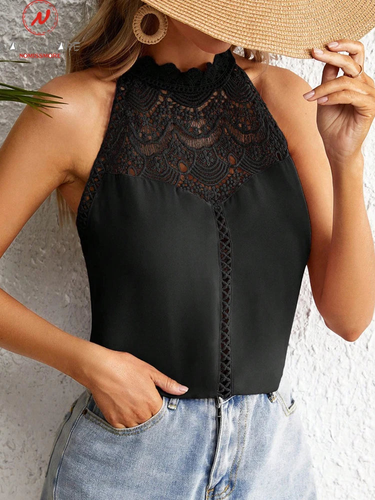 Top de Verano Diseño de Encaje