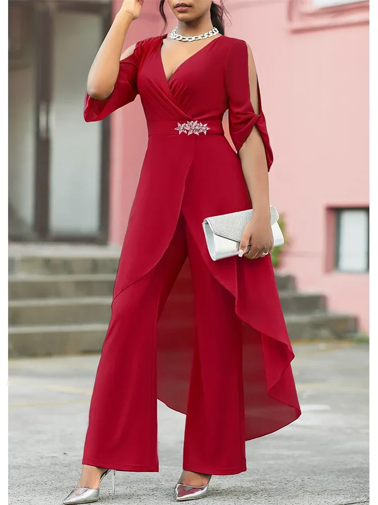 Plus Size Chiffon Night Set