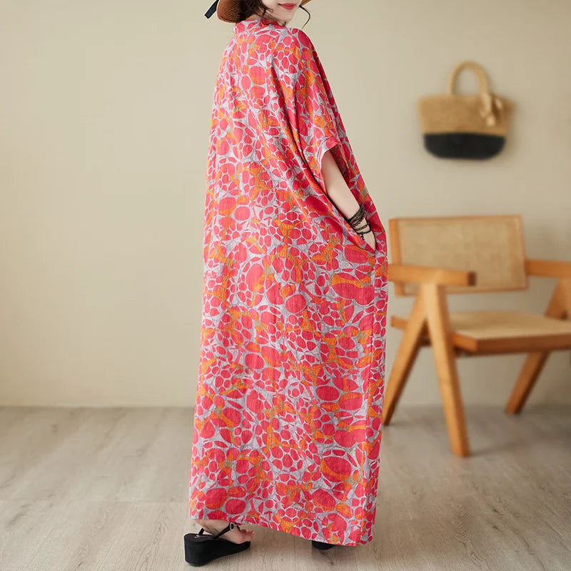 Vestido Largo Vintage de Verano