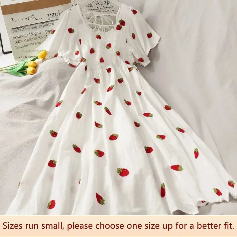 Vestido Estampado de Fruta