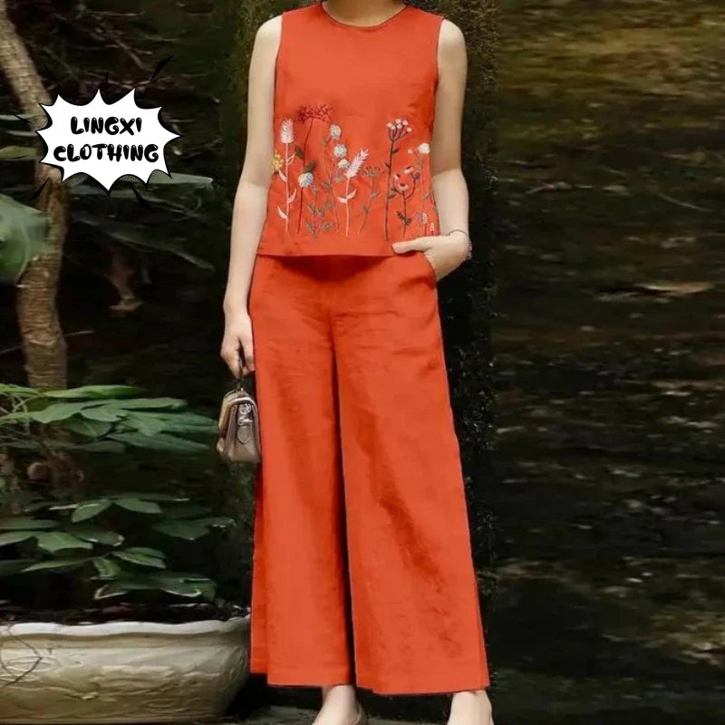 Conjunto Casual Elegante de Dos Piezas
