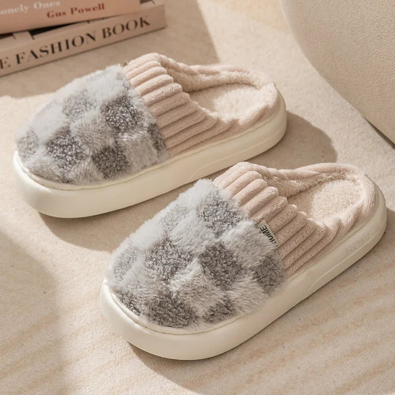 Pantuflas Invernales Cálidas Antideslizantes Para Parejas