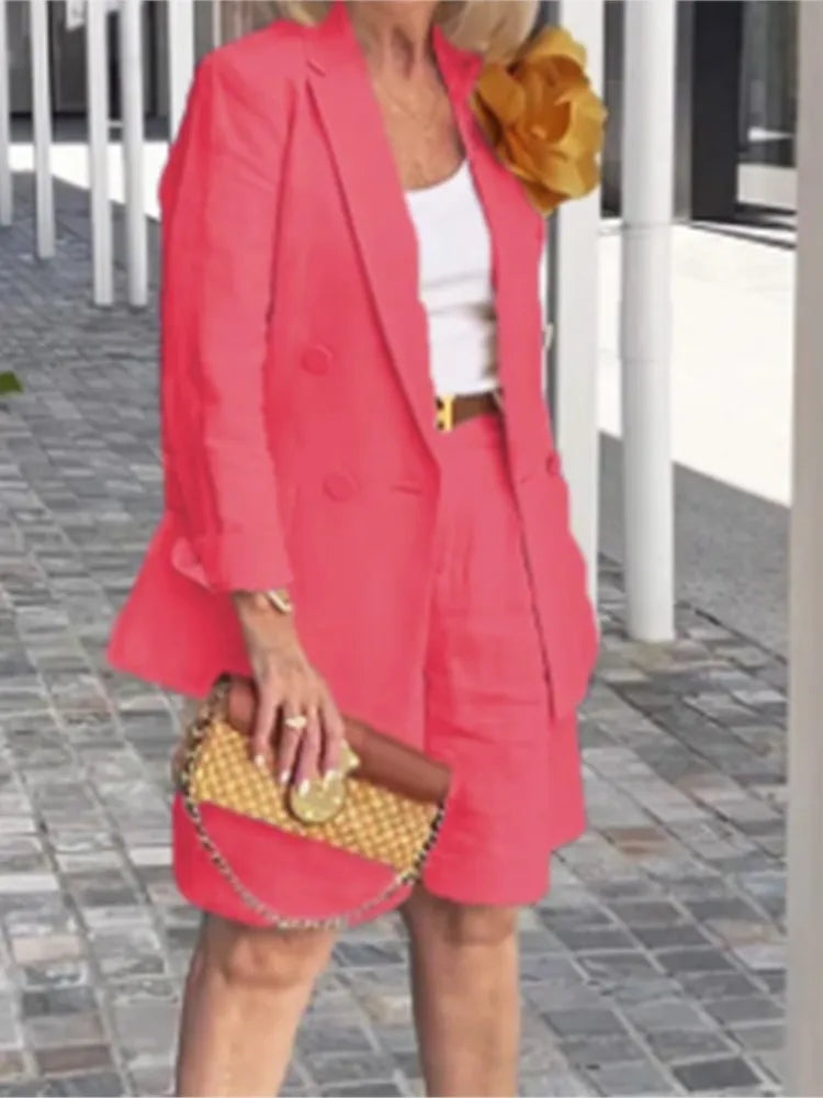 Conjunto con Cárdigan y Shorts