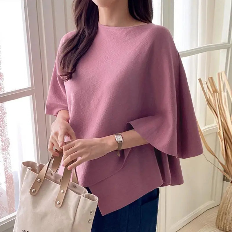 Blusa elegante con volante