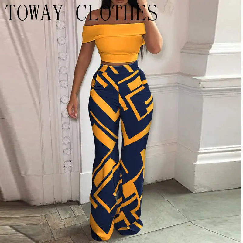 Conjunto Estampado Pierna Ancha